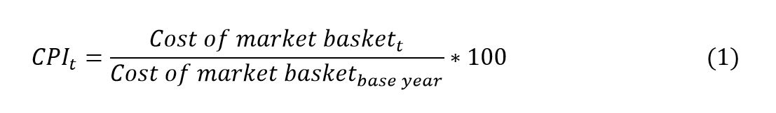 Consumer Price Index Formula