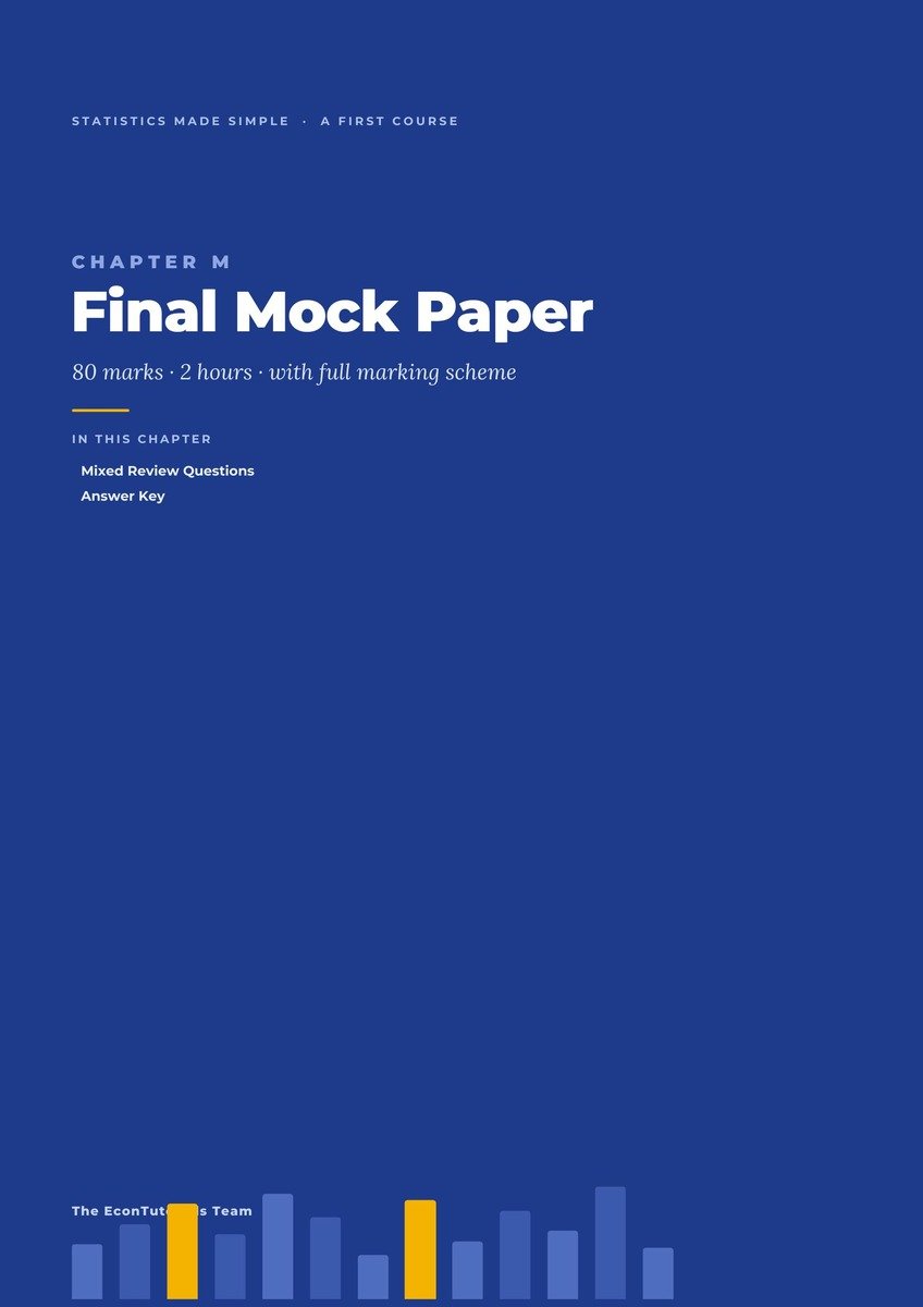 Final mock paper opening page, 80 marks with full marking scheme